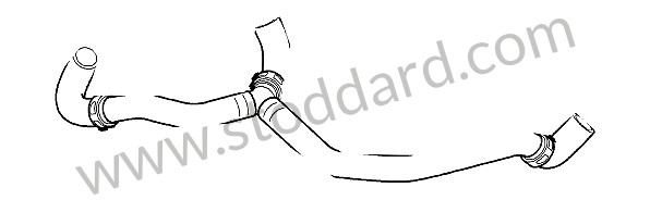 99711310790 - AIR HOSE for Porsche 997 Gt3 / Gt3-2 &bull; 2009 &bull; 997 Gt3 3.6 &bull; Coupe &bull; Manual Gearbox, 6 Speed