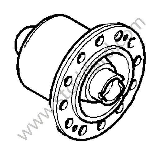 99733208350 - LIMITED-SLIP DIFFERENTIAL for Porsche 997 Turbo 07-09 &bull; 2007 &bull; 997 Turbo &bull; Coupe &bull; Manual Gearbox, 6 Speed