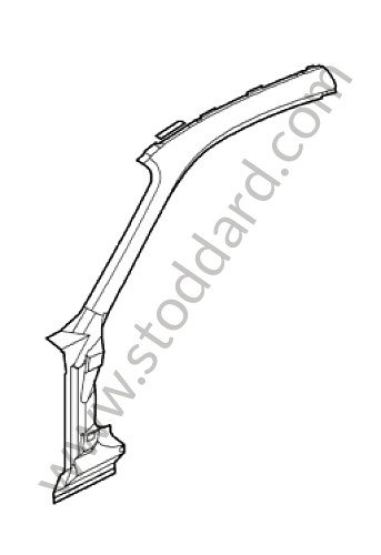 99750396605GRV - ROOF FRAME for Porsche 997 05-08 &bull; 2007 &bull; 997 C4 &bull; Targa &bull; Manual Gearbox, 6 Speed