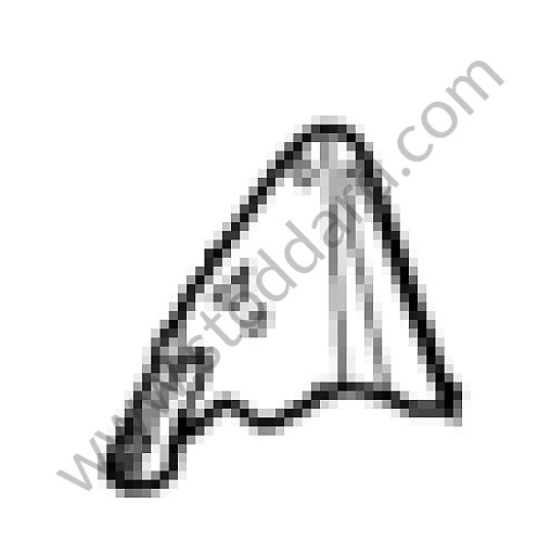 99750479700GRV - BRACKET for Porsche 997 Turbo 10-13 &bull; 2010 &bull; 997 Turbo &bull; Coupe &bull; Manual Gearbox, 6 Speed