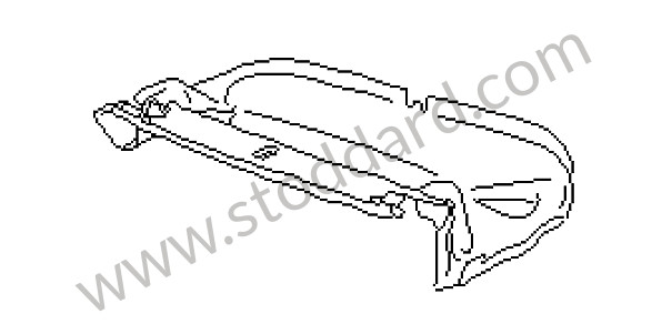 99755103501B04 - LINING for Porsche 996 &bull; 1999 &bull; 996 Carrera 2 &bull; Cabrio &bull; Manual Gearbox, 6 Speed
