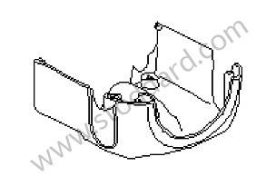SWITCH HOUSING carrera red / carrera red (N12) / LEATHER / OPTION: LEATHER STEERING COLUMN TRIM,4-PART (Option code: IXNS) (99755297900N12)