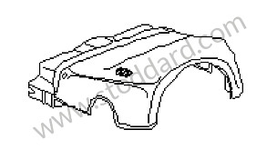 SWITCH HOUSING carrera red / carrera red (N12) / LEATHER / OPTION: LEATHER STEERING COLUMN TRIM,4-PART (Option code: IXNS) (99755299700N12)