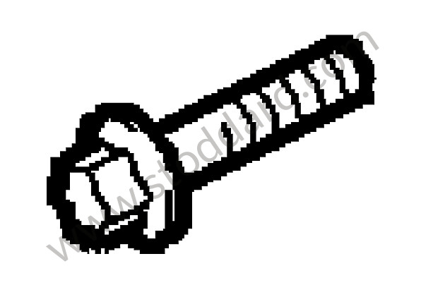 N90351602 - PAN-HEAD SCREW for Porsche Cayenne 957 07-10 &bull; 2007 &bull; Cayenne V6 &bull; Automatic Gearbox