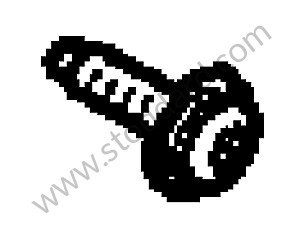 PAN-HEAD SCREW OPTION: 4 ZONE AIR CONDITIONING SYSTEM (Option code: I9AH) or OPTION: AUXILIARY HEATER WITH INTEGRATED TIMER (Option code: I7VE), OPTION: AUXILIARY HEATER WITH INTEGRATED TIMER AND REMONTE CONTROL (Option code: I7VL)