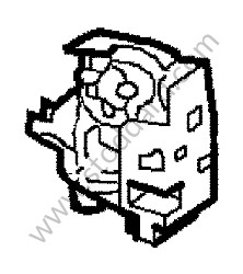 DOOR LOCK LEFT / OPTION: PORSCHE ENTRY + DRIVE (USA / CAN) (Option code: I4F6) (95553201507)