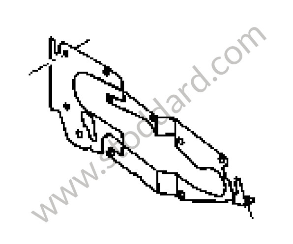 95562412300 - RETAINER PLATE for Porsche Cayenne 955 03-06 &bull; 2003 &bull; Cayenne S V8 &bull; Automatic Gearbox