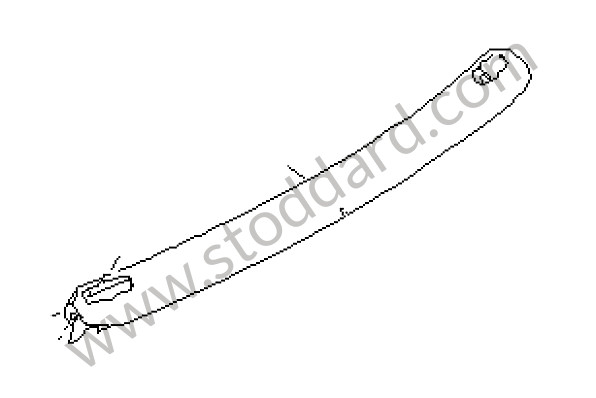 98750491500 - BRACKET for Porsche Boxster 987 05-08 &bull; 2005 &bull; Boxster 2.7 &bull; Cabrio &bull; Manual Gearbox, 6 Speed