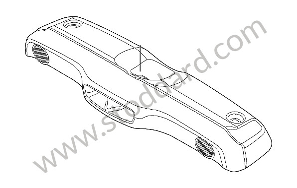 98764556401N10 - SUBWOOFER UNTIL CHASSIS NUMBER SEE TECHNICAL INFORMATION CARRERA RED for Porsche Boxster 987 09-12 &bull; 2011 &bull; Boxster 2.9 &bull; Cabrio &bull; Pdk Gearbox
