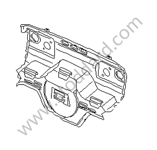 99650202106GRV - BULKHEAD for Porsche 996 &bull; 2004 &bull; 996 Carrera 2 &bull; Cabrio &bull; Automatic Gearbox