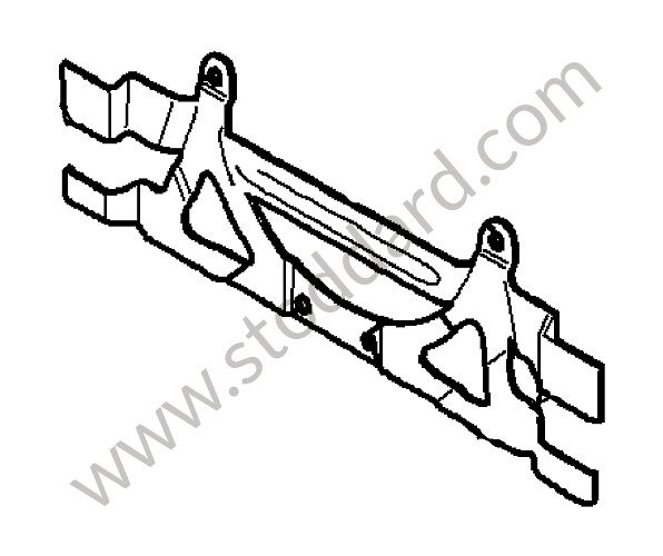 99711112481 - SUPPORT for Porsche 997 Turbo 10-13 &bull; 2011 &bull; 997 Gt2 Rs &bull; Coupe &bull; Manual Gearbox, 6 Speed