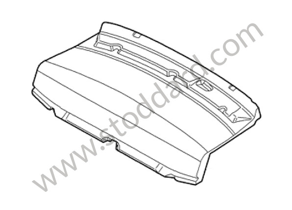 99755103113E10 - ADHESIVE CARPET for Porsche 997 05-08 &bull; 2006 &bull; 997 C4 &bull; Coupe &bull; Automatic Gearbox