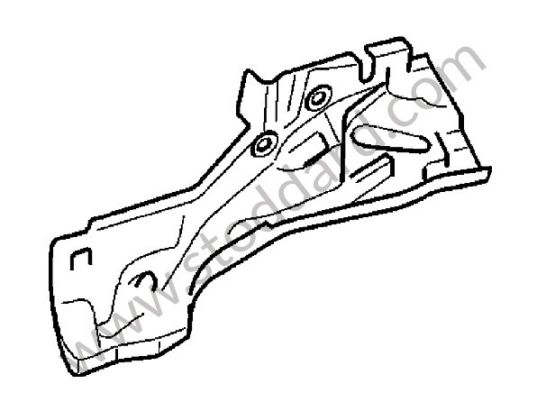 99756180500 - WATER DRIP PAN for Porsche 997 Turbo 07-09 &bull; 2008 &bull; 997 Turbo &bull; Cabrio &bull; Automatic Gearbox