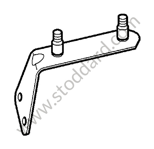 99760621401 - SUPPORT for Porsche 997 09-12 &bull; 2010 &bull; 997 C2 &bull; Coupe &bull; Manual Gearbox, 6 Speed