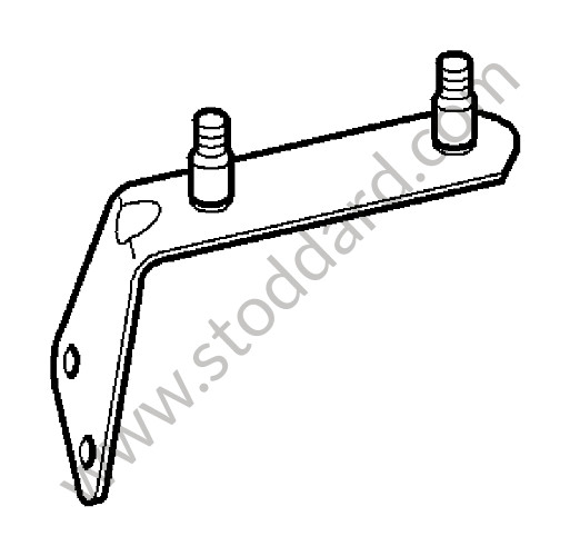 99760621401 - SUPPORT for Porsche 997 09-12 &bull; 2010 &bull; 997 C4 &bull; Coupe &bull; Manual Gearbox, 6 Speed