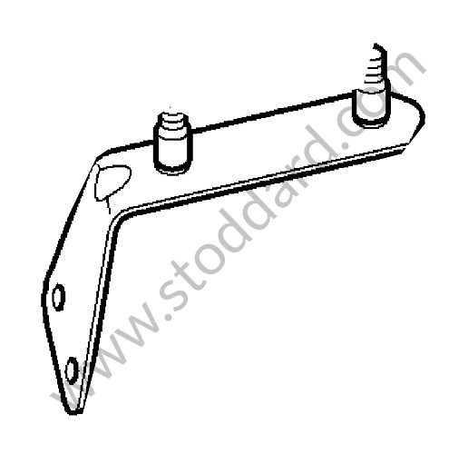 99760621401 - SUPPORT for Porsche 997 Gt3 / Gt3-2 &bull; 2007 &bull; 997 Gt3 3.6 &bull; Coupe &bull; Manual Gearbox, 6 Speed