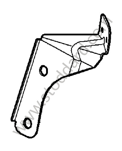 99761836780 - SUPPORT for Porsche 997 Turbo 07-09 &bull; 2008 &bull; 997 Gt2 &bull; Coupe &bull; Manual Gearbox, 6 Speed