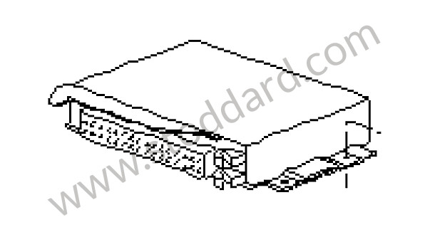 99761860107 - CONTROL UNIT for Porsche Boxster 987 05-08 &bull; 2007 &bull; Boxster 2.7 &bull; Cabrio &bull; Manual Gearbox, 5 Speed