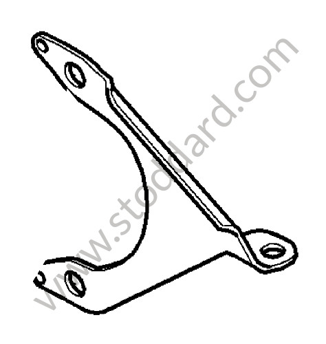 9A131443002 - BRACKET for Porsche 997 09-12 &bull; 2011 &bull; 997 C2S &bull; Cabrio &bull; Manual Gearbox, 6 Speed