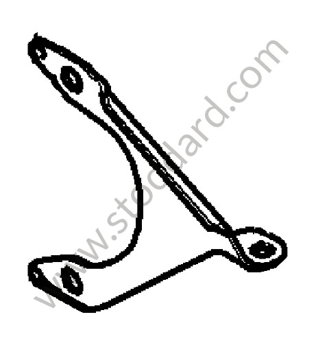 9A131443002 - BRACKET for Porsche 997 Turbo 10-13 &bull; 2010 &bull; 997 Turbo &bull; Coupe &bull; Pdk Gearbox