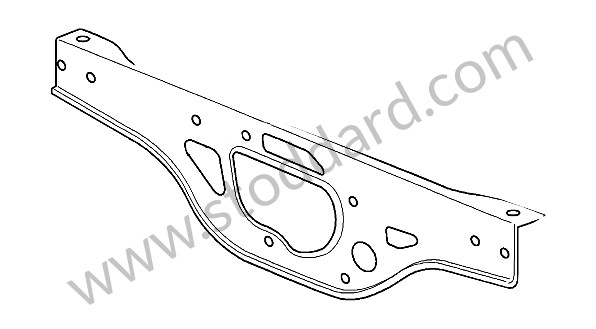 9A137501303 - ENGINE CARRIER for Porsche 997 09-12 &bull; 2009 &bull; 997 C2 &bull; Coupe &bull; Manual Gearbox, 6 Speed