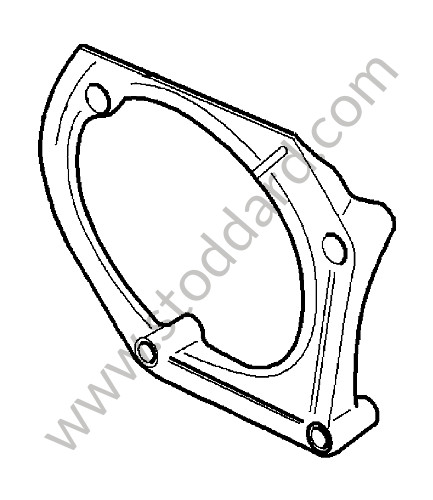 9A137523502 - INTERMEDIATE FLANGE for Porsche 997 09-12 &bull; 2009 &bull; 997 C2S &bull; Cabrio &bull; Manual Gearbox, 6 Speed