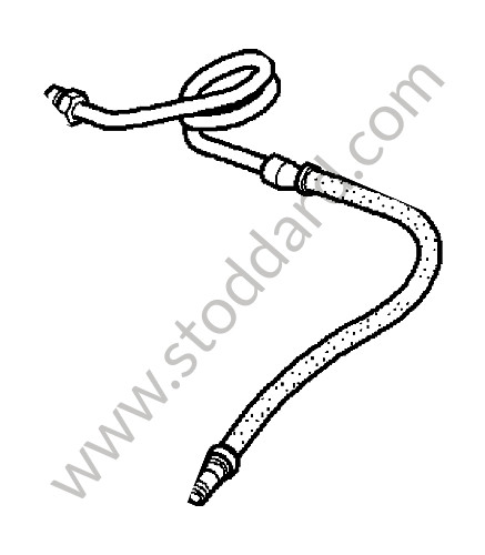 9A142337701 - CLUTCH PIPELINE for Porsche 997 09-12 &bull; 2009 &bull; 997 C2 &bull; Cabrio &bull; Manual Gearbox, 6 Speed