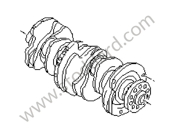 95510210102 - CRANKSHAFT for Porsche Cayenne 955 03-06 &bull; 2006 &bull; Cayenne V6 &bull; Automatic Gearbox