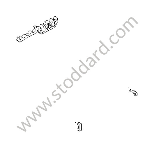 95520144902 - LINE BRACKET for Porsche Cayenne 955 03-06 &bull; 2003 &bull; Cayenne S V8 &bull; Manual Gearbox, 6 Speed