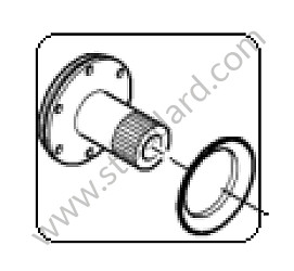 OUTPUT FLANGE Without OPTION:  DIFFERENTIAL LOCK REAR CENTRE DIFFERENTIAL LOCK (Option code: I1Y1) (95533228420)