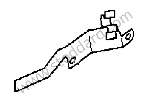 95534944701 - SUPPORT for Porsche Cayenne 957 07-10 &bull; 2009 &bull; Cayenne Turbo &bull; Automatic Gearbox