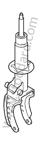 95534304470 - SHOCK ABSORBER for Porsche Cayenne 957 07-10 &bull; 2010 &bull; Cayenne Gts &bull; Automatic Gearbox