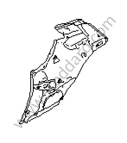 98750208401GRV - SIDE SECTION for Porsche Cayman 987C 06-08 &bull; 2006 &bull; Cayman S 3.4 &bull; Automatic Gearbox