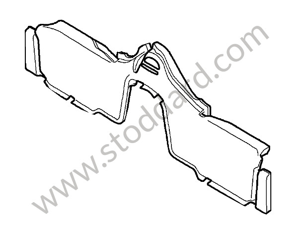 98755103301E10 - LINING for Porsche Boxster 987 09-12 &bull; 2009 &bull; Boxster 2.9 &bull; Cabrio &bull; Pdk Gearbox