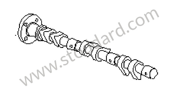 99610506302 - CAMSHAFT for Porsche Boxster 987 05-08 &bull; 2005 &bull; Boxster S 3.2 &bull; Cabrio &bull; Manual Gearbox, 6 Speed