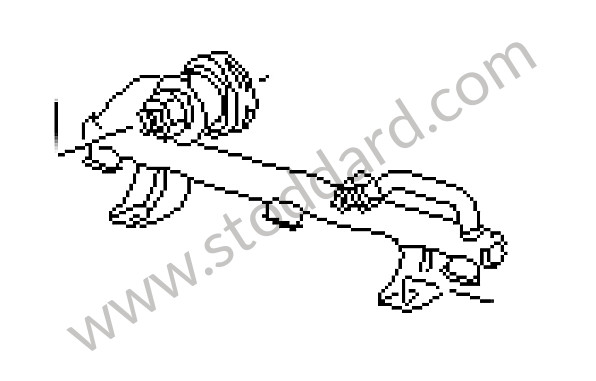 99611030891 - FUEL COLLECTION PIPE for Porsche 996 Gt3 / Gt3-1 &bull; 2004 &bull; 996 Gt3 Rs &bull; Coupe &bull; Manual Gearbox, 6 Speed