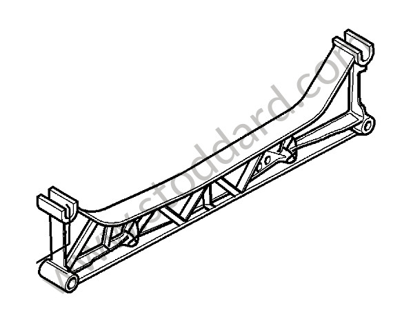 99733126122 - CROSS MEMBER for Porsche 997 09-12 &bull; 2012 &bull; 997 C2 &bull; Coupe &bull; Manual Gearbox, 6 Speed