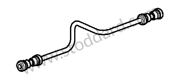 99742319202 - FEED LINE for Porsche 997 09-12 &bull; 2010 &bull; 997 C4 &bull; Coupe &bull; Manual Gearbox, 6 Speed
