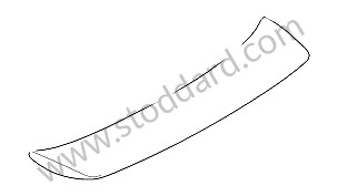 REAR SPOILER OPTION: TURBO AEROKIT (Option code: IXAF) (99751226103)