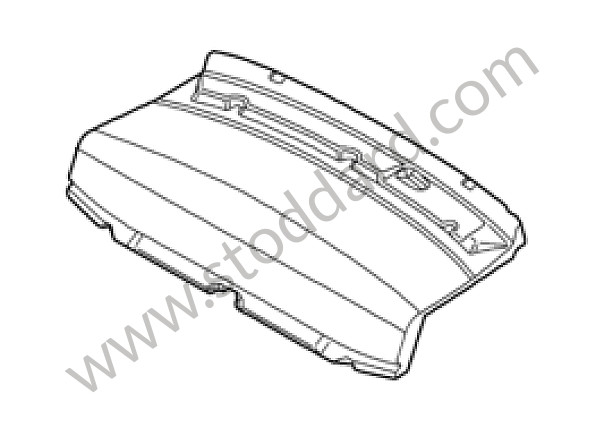 99755103116J10 - ADHESIVE CARPET for Porsche 997 05-08 &bull; 2007 &bull; 997 C4 &bull; Targa &bull; Automatic Gearbox