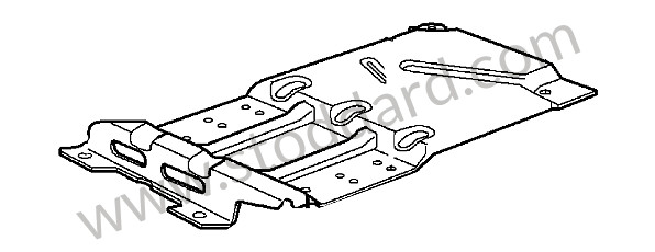99761813300 - SUPPORT for Porsche 997 Turbo 10-13 &bull; 2010 &bull; 997 Turbo &bull; Coupe &bull; Manual Gearbox, 6 Speed