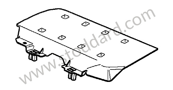 99761838100 - APP SUPPORT PARKING ASSISTANCE CONTROL for Porsche 997 09-12 &bull; 2010 &bull; 997 C2 &bull; Coupe &bull; Manual Gearbox, 6 Speed