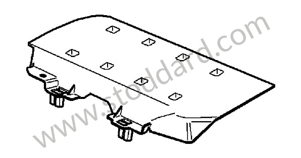 99761838100 - APP SUPPORT PARKING ASSISTANCE CONTROL for Porsche Boxster 987 09-12 &bull; 2012 &bull; Boxster 2.9 Black Edition &bull; Cabrio &bull; Manual Gearbox, 6 Speed
