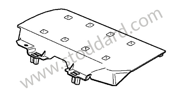 99761838100 - APP SUPPORT PARKING ASSISTANCE CONTROL for Porsche 997 Gt3 / Gt3-2 &bull; 2010 &bull; 997 Gt3 3.8 &bull; Coupe &bull; Manual Gearbox, 6 Speed