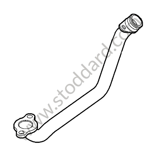 9A110702501 - OIL TUBE for Porsche Cayman 987C 09-12 &bull; 2009 &bull; Cayman 2.9 &bull; Manual Gearbox, 6 Speed