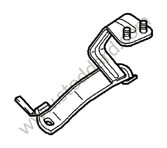 9A160726001 - SUPPORT for Porsche Boxster 987 09-12 &bull; 2010 &bull; Boxster 2.9 &bull; Cabrio &bull; Manual Gearbox, 6 Speed