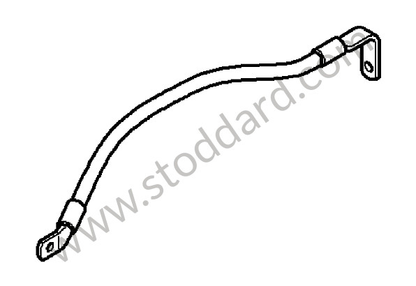 9A160704000 - GROUND CABLE for Porsche Cayman 987C 09-12 &bull; 2009 &bull; Cayman 2.9 &bull; Manual Gearbox, 6 Speed