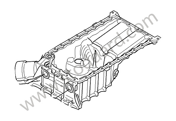 94810707104 - OIL-CONDUCTING HOUSING for Porsche Cayenne 957 07-10 &bull; 2008 &bull; Cayenne Gts &bull; Automatic Gearbox