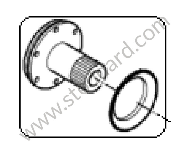 95533228330 - OUTPUT FLANGE for Porsche Cayenne 955 03-06 &bull; 2004 &bull; Cayenne V6 &bull; Automatic Gearbox