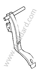 BRAKE PEDAL Left-hand drive (95542309102)